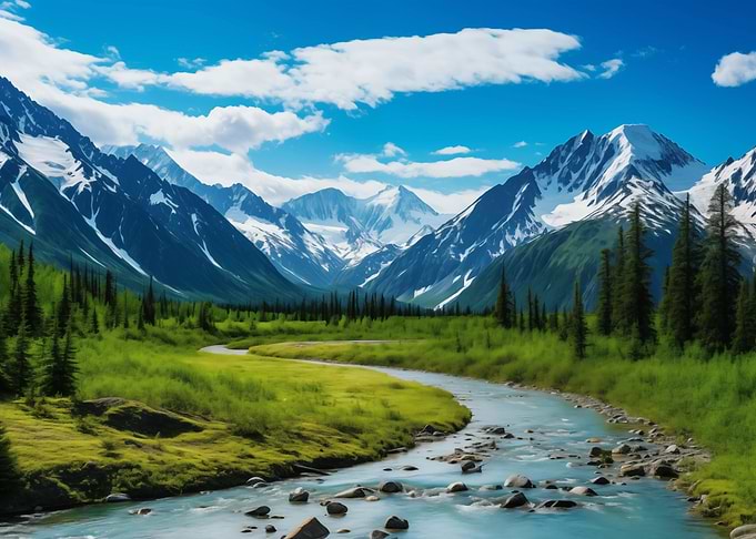 Alaska Winter Landscape