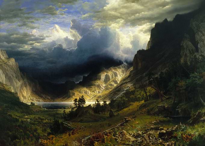 A Storm in the Rocky Mount