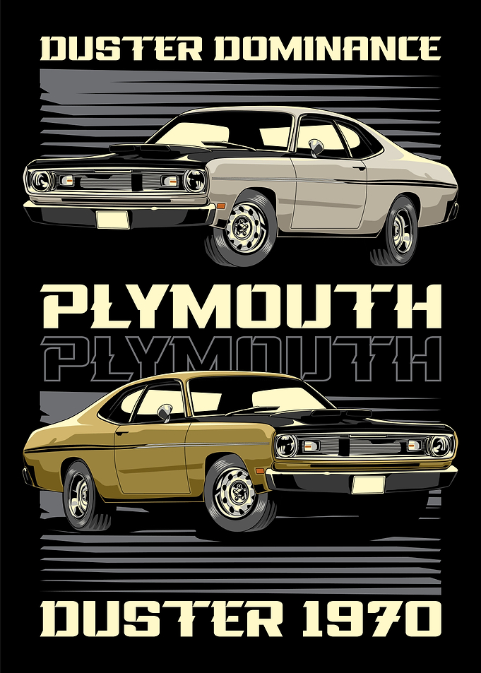 Classic Duster Muscle Car