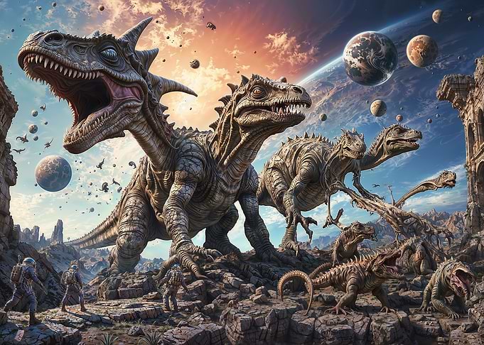 Prehistoric Alien Galaxy