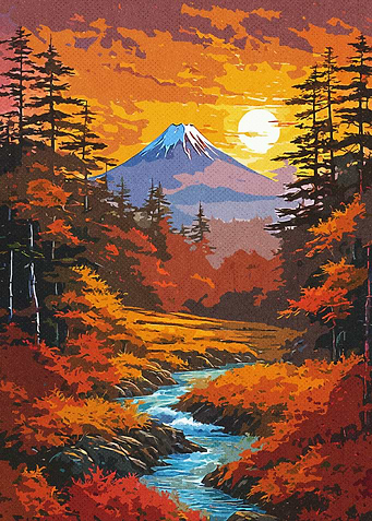 Evening mountain
