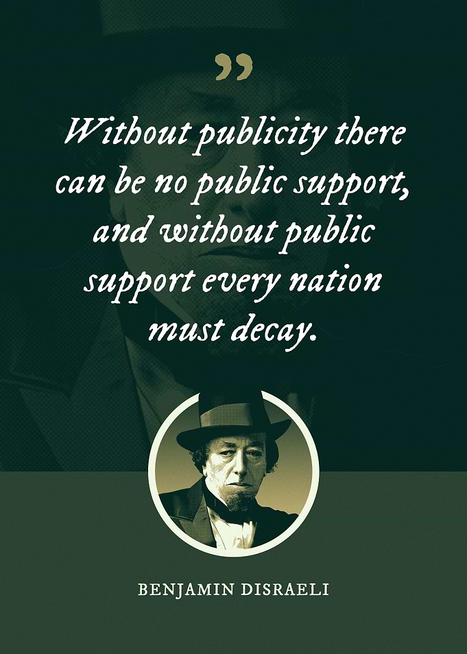 Without publicity there