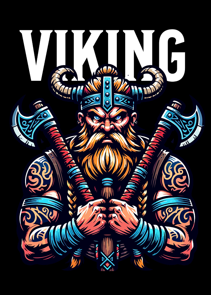 viking pop art