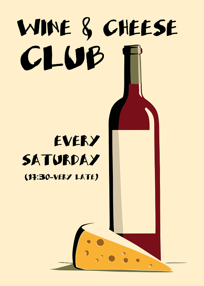 Wine and Cheese Club Print