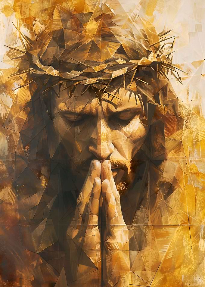 Christ with crown of thorn