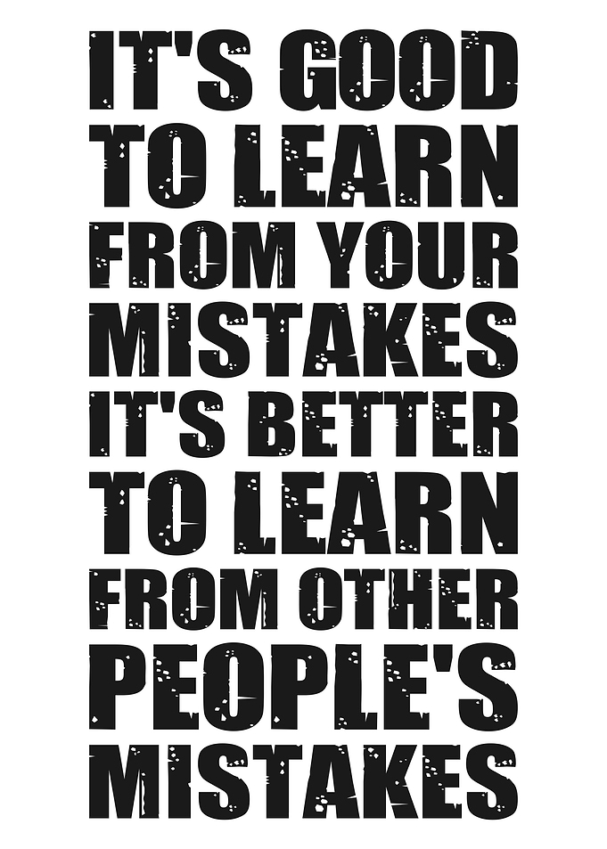 Other Peoples Mistakes