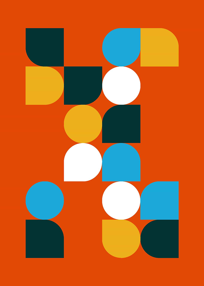 Bauhaus Style Minimal Art