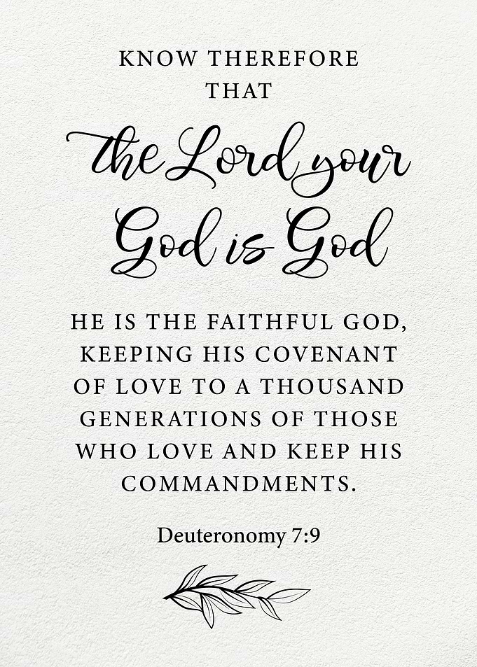 Deuteronomy 7 9
