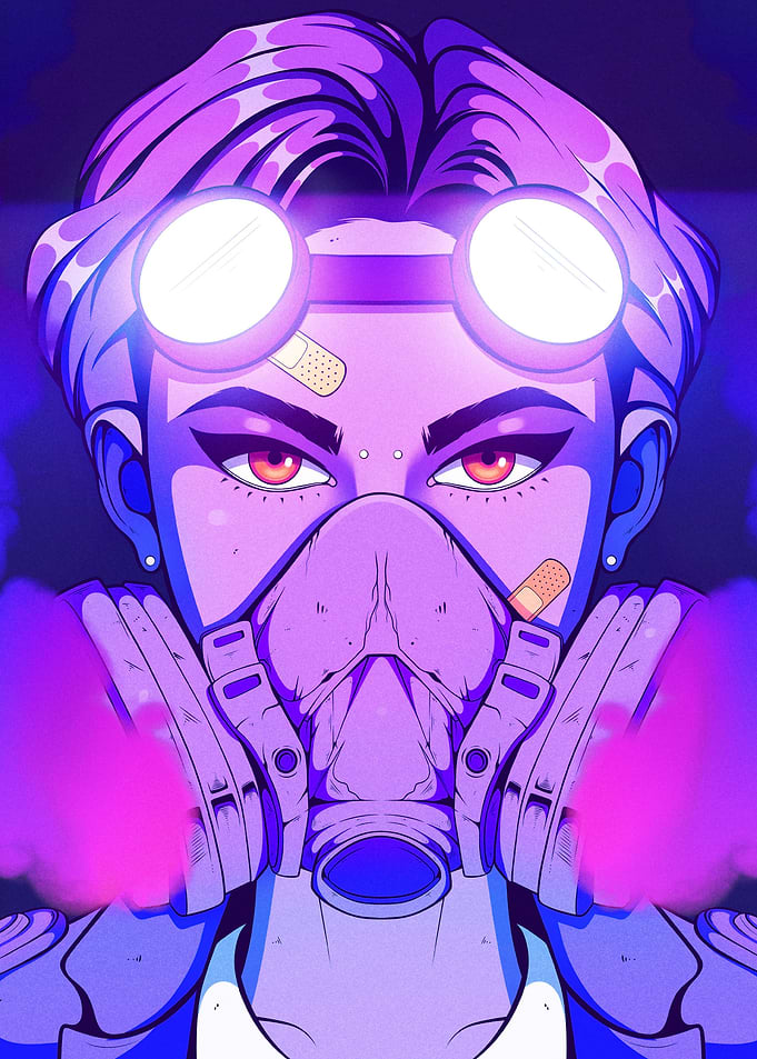 Cyber Neon Lights