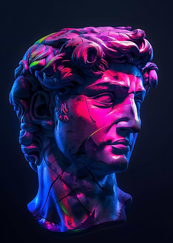 Statue Of David Neon