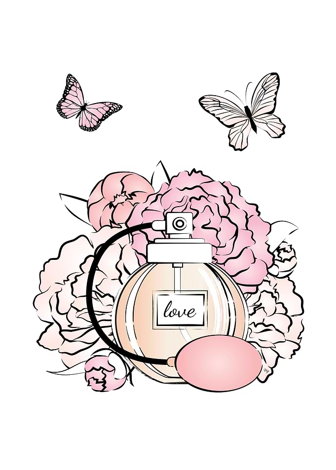 Romantic Perfume Scene