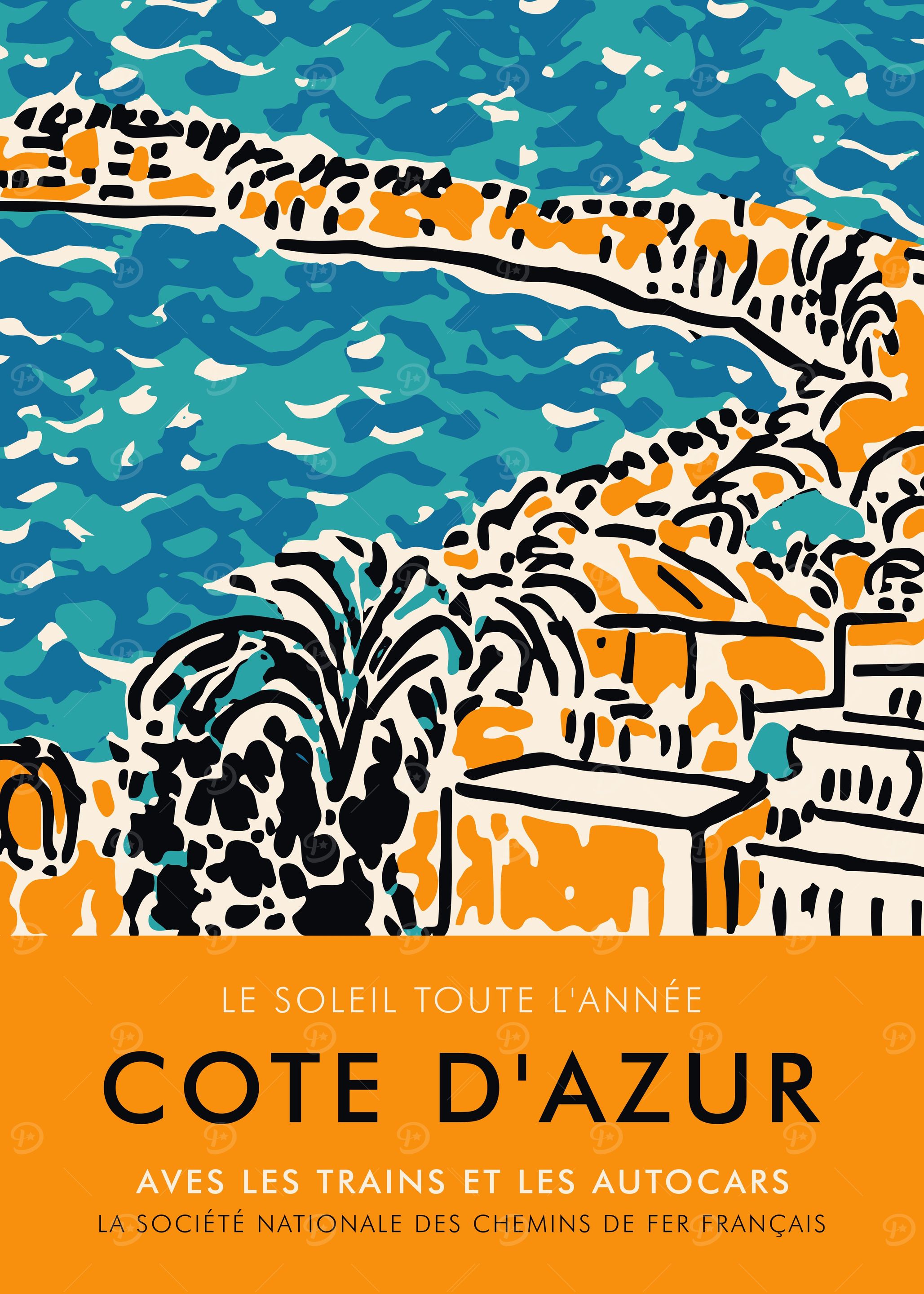 Cote d Azure Wall Art