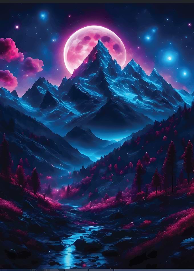 Magical landscape japan