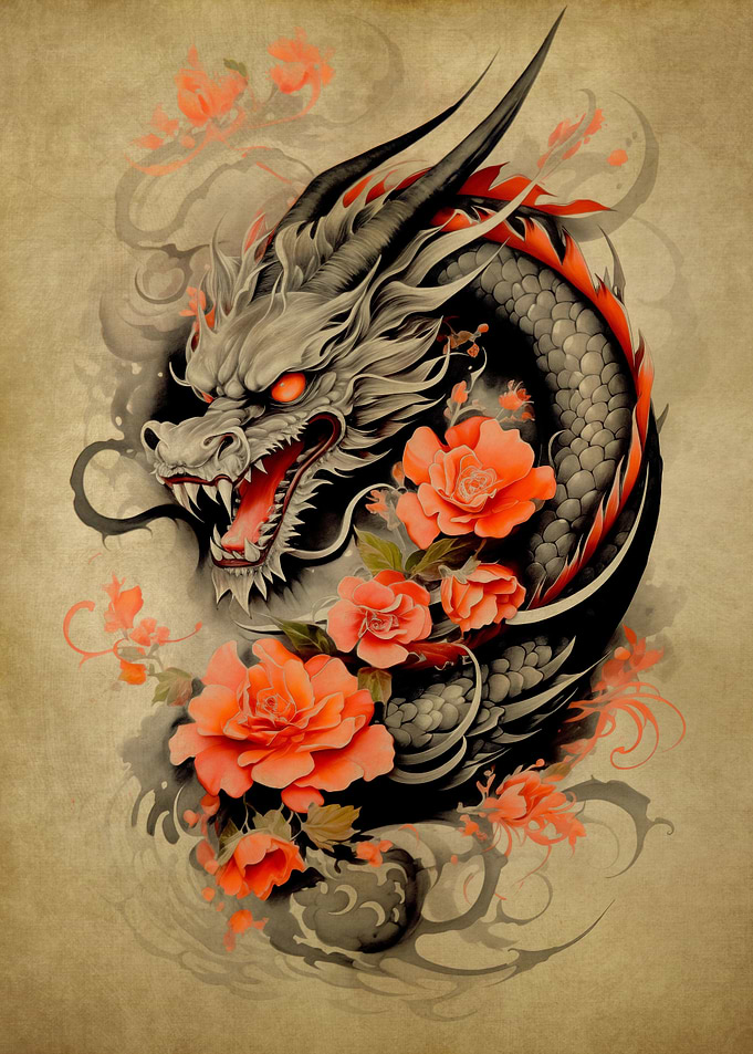 Dragon Scroll No8