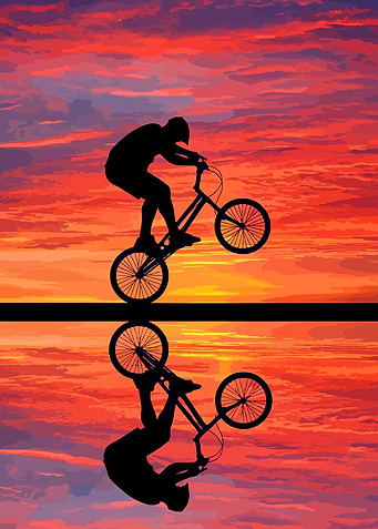 Manual in Sunset