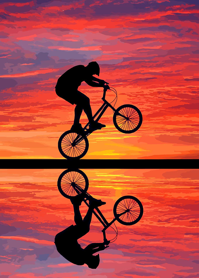 Manual in Sunset
