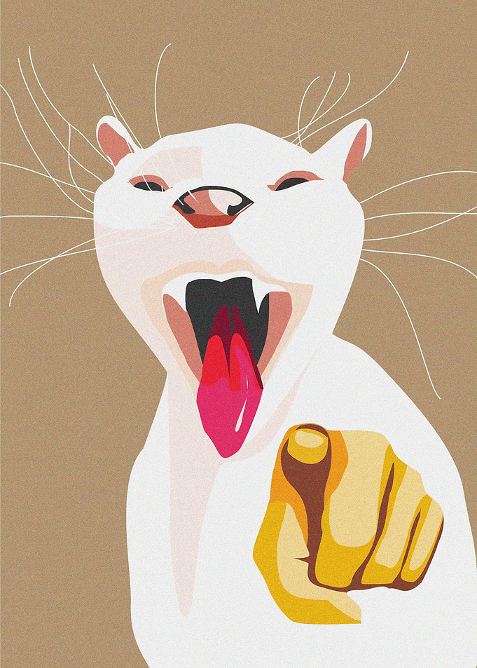 laughing cat