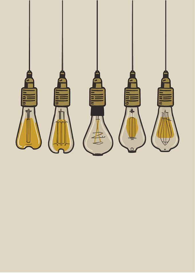 Early Edison light bulbs
