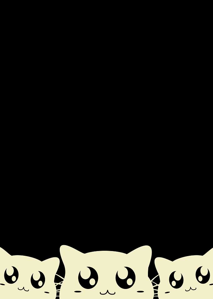 Three White Cats