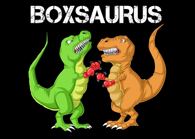 boxing dinosaur