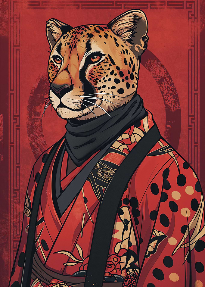 Kimono Cheetah