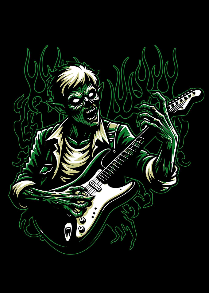 Zombie Electric Guitar