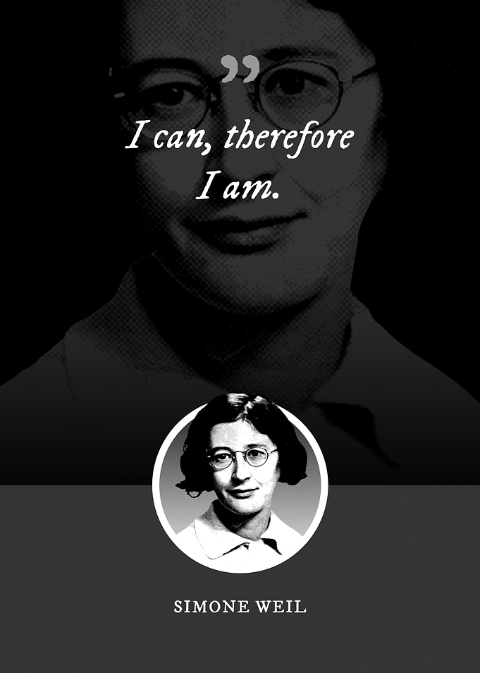 I can therefore I am