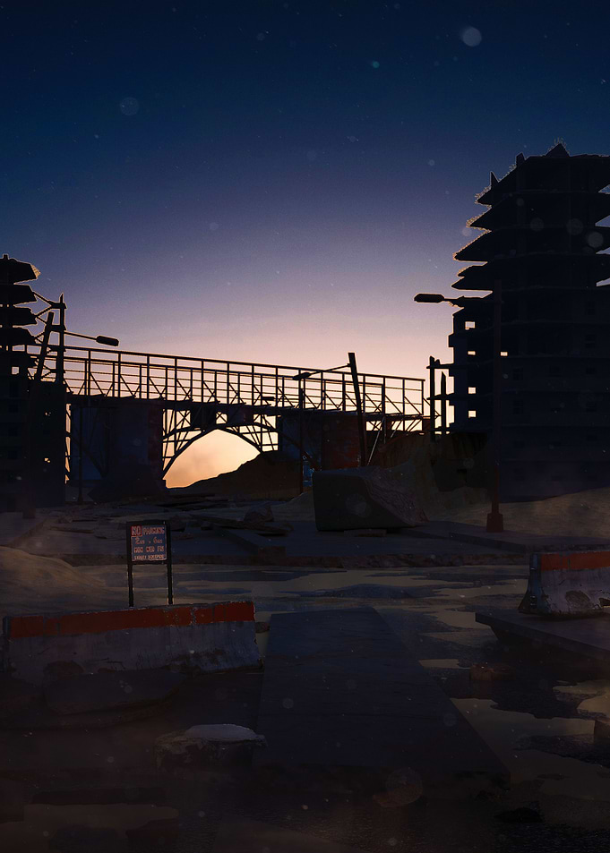 Destroyed City
