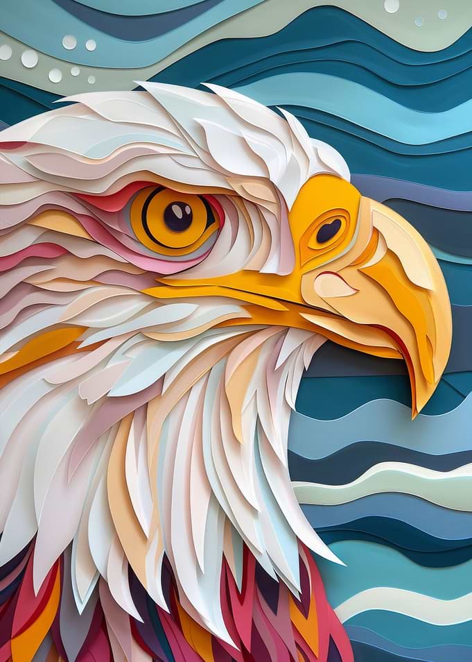 Eagle Flat Paper Craft