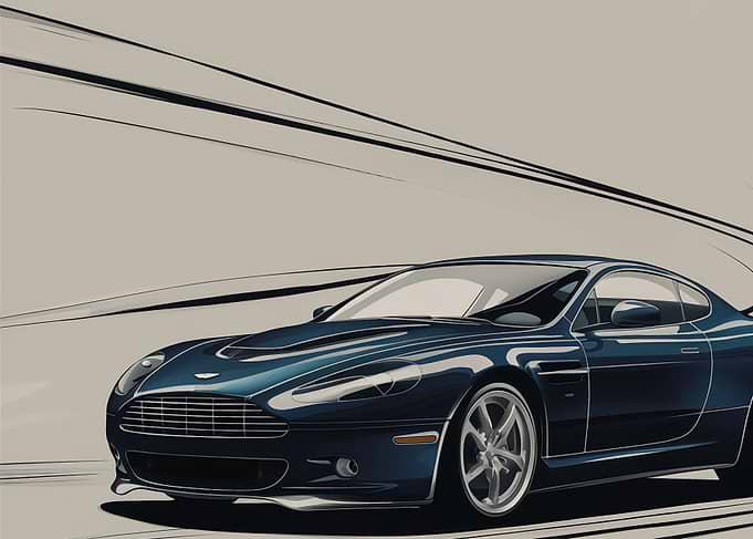 Aston Martin DB9 super car
