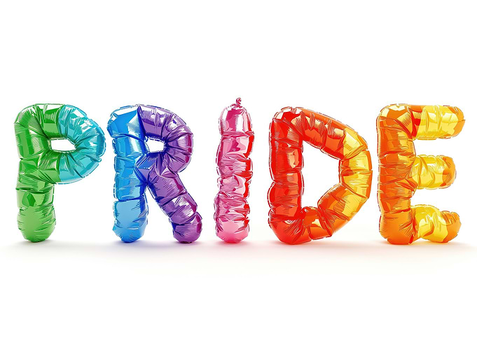 Pride Rainbow Balloons