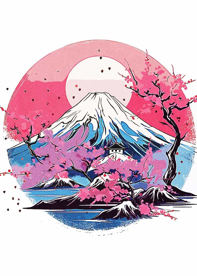 Traditional Mount Fuji