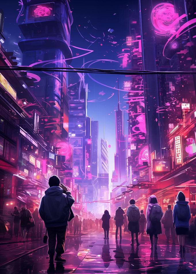 Neon Tokyo Sakura