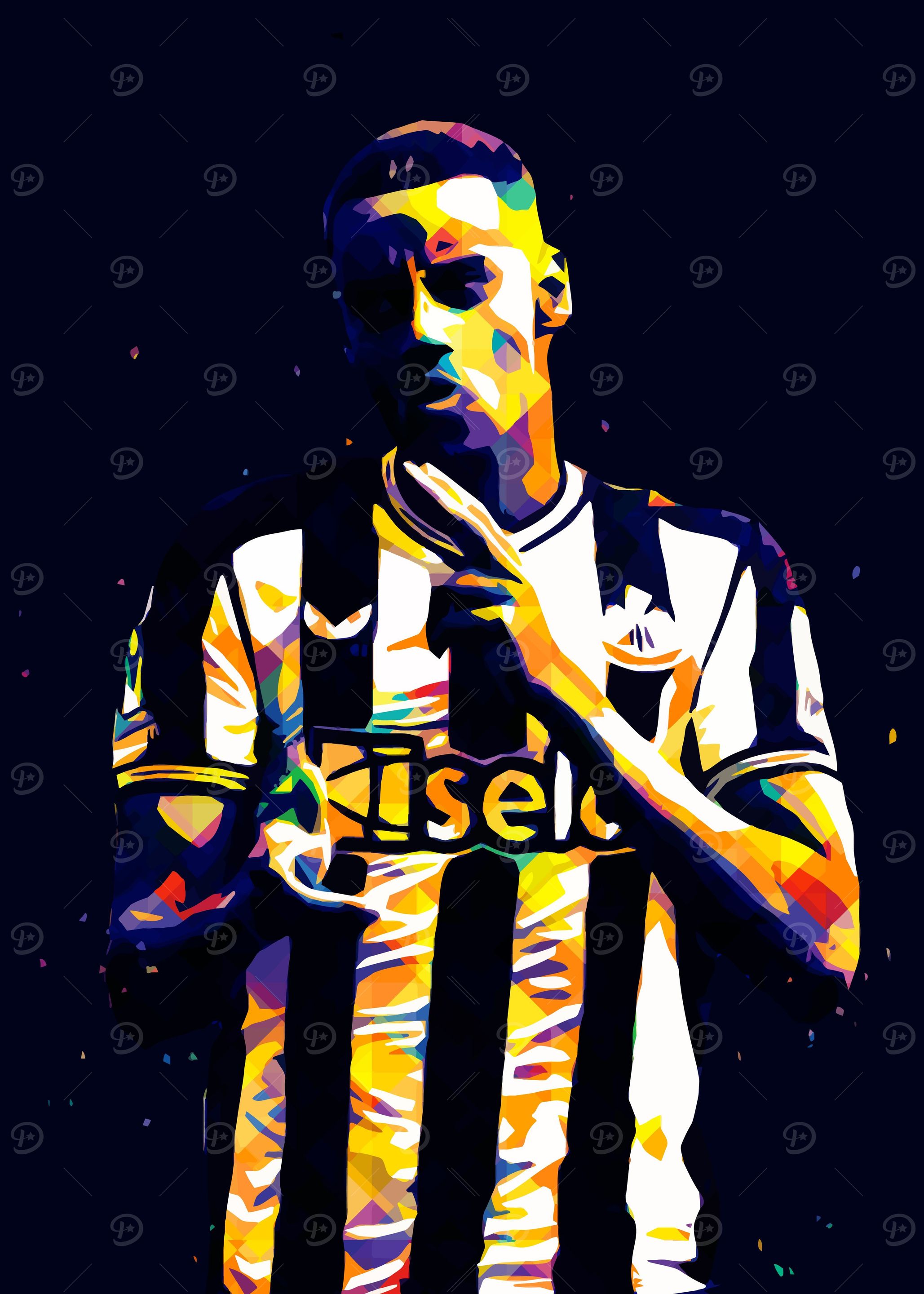 Alexander Isak Pop Art