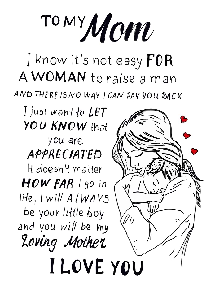 To My Mom Gift