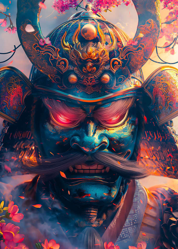 Psychedelic samurai
