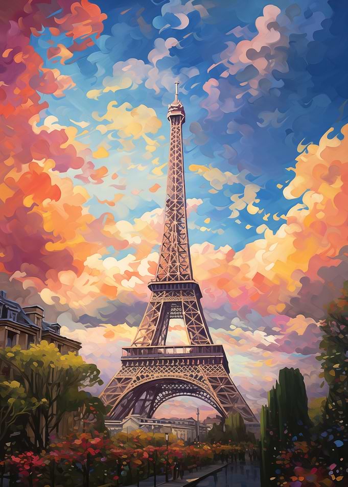 PARIS Oil Painting