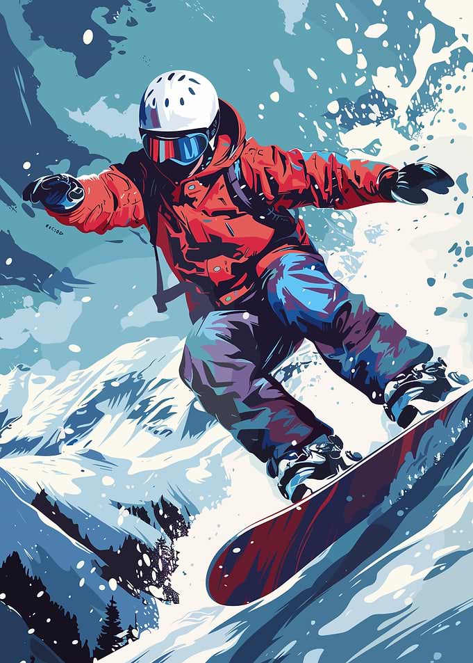 Snowboard Skiing