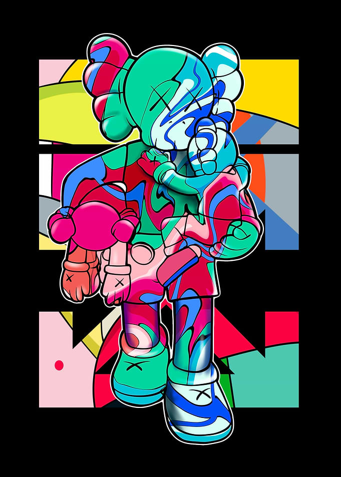 kaws pop art