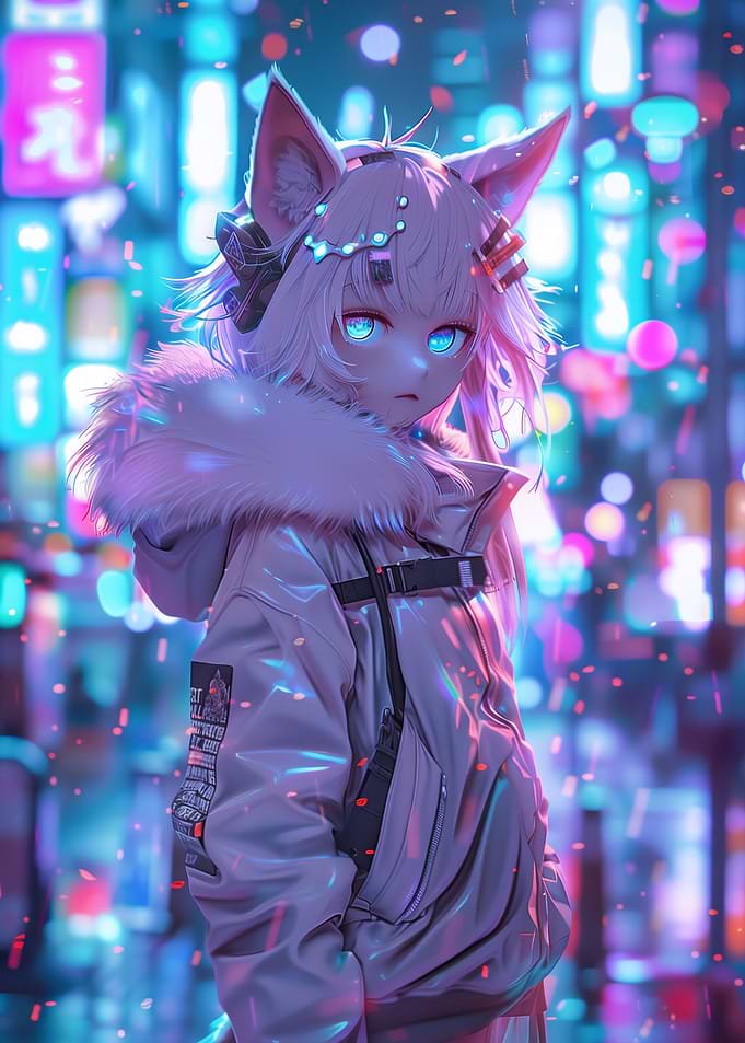 Adorable anime girl