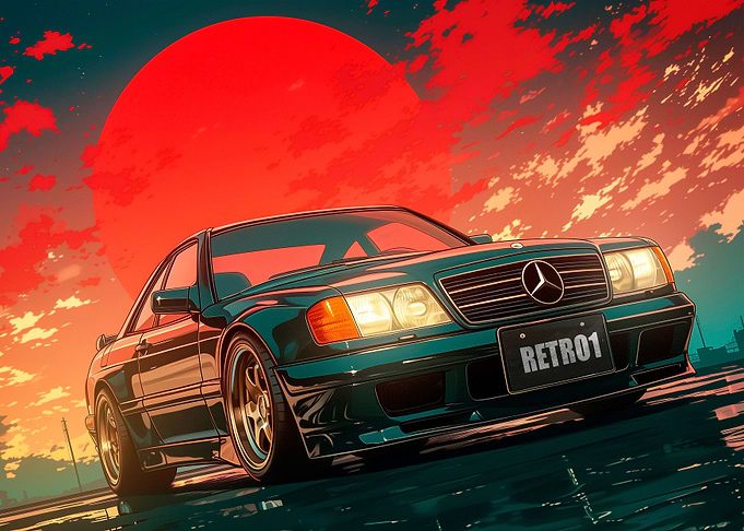 Retro Mercedes