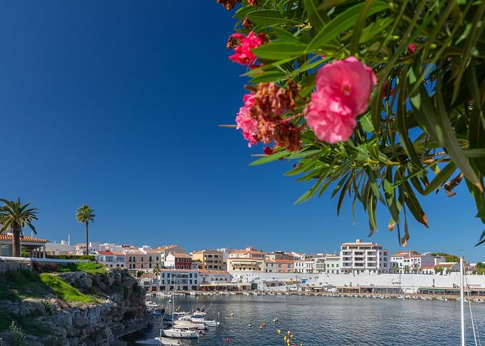 View of a Spanish island