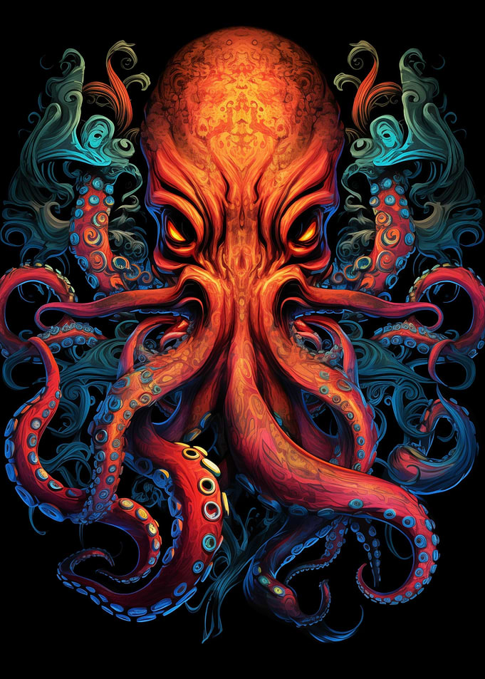 Majestic octopus