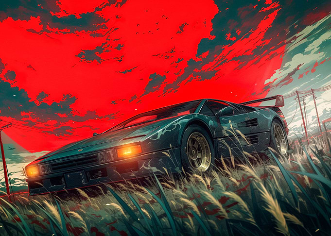 Retro Lambo
