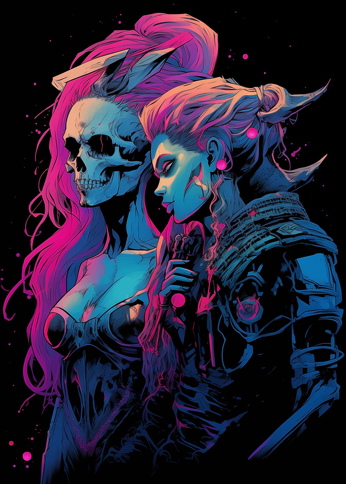 skull couple
