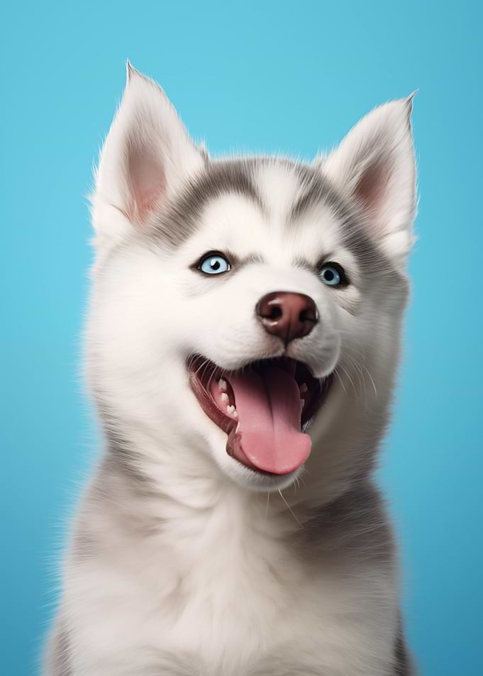 Joyful Pup Grin