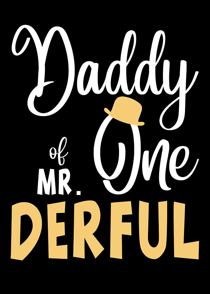 1st Birthday Daddy Gift