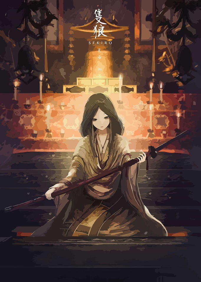 The wolf sekiro