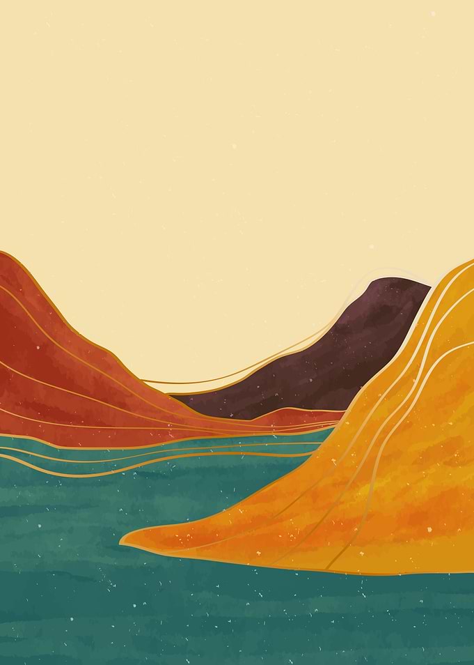 Mountain painting