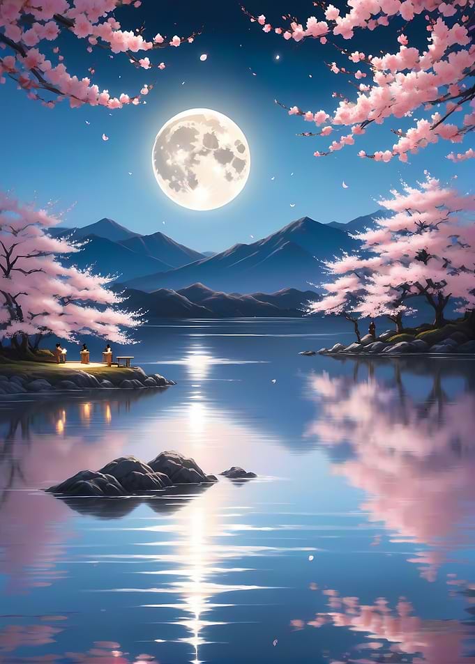Moonlit in Japan